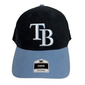 Fan Favorite Tampa Bay Rays MLB Baseball Cap Navy Light Blue Adjustable OSFA NEW